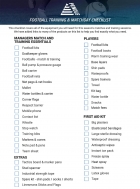 Players & Managers Checklist